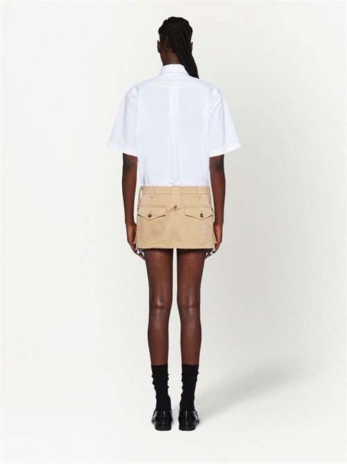 Gonna con logo MIU MIU | MG19391UPXF0065